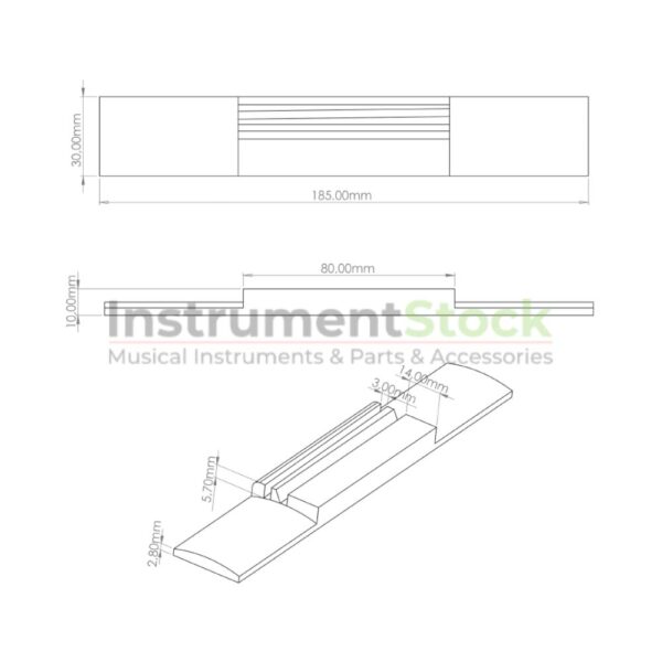 Guitar Classical Bridge - Image 3