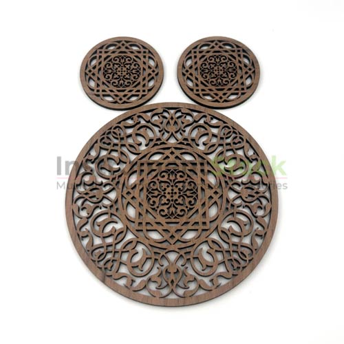 oud rosette square jali